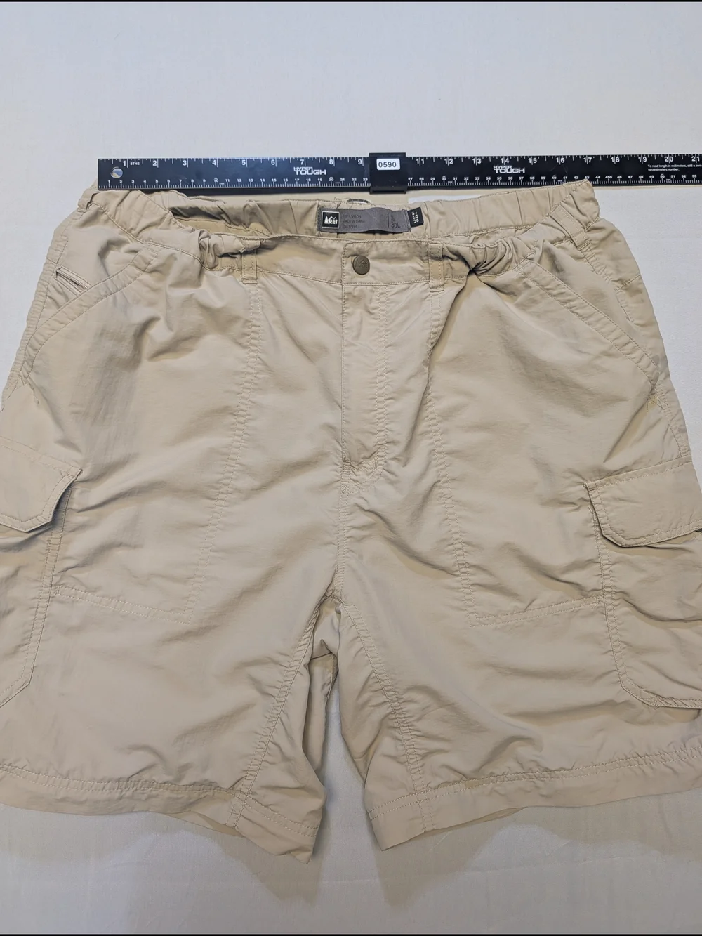 REI Shorts Mens XL Lightweight Outdoors Cargo Hiking UPF 50+ Flawed